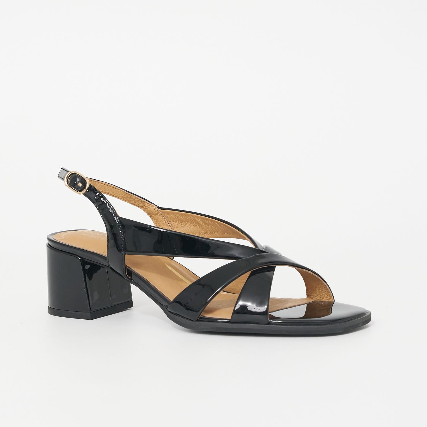 HUSH PUPPIES KABOO BLACK PATENT - Women Sandals - Collective Shoes 