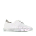 Load image into Gallery viewer, DJANGO & JULIETTE HUSTON WHITE SILVER - Women Sneakers - Collective Shoes 
