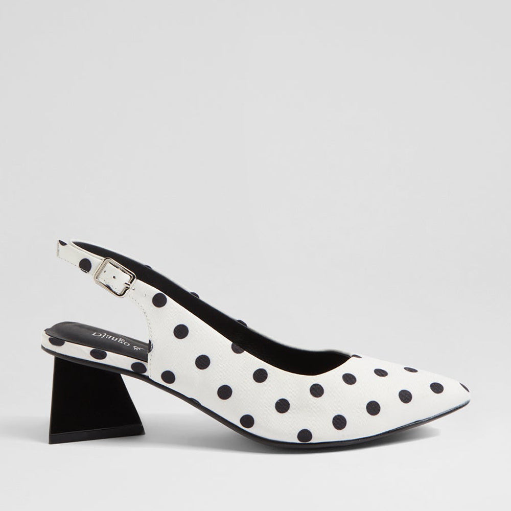 DJANGO & JULIETTE IHOPS WHITE BLACK - Women Sandals - Collective Shoes 