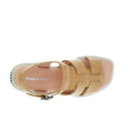 Load image into Gallery viewer, DJANGO & JULIETTE ITALA DK TAN ALMOND SOLE - Women Sandals - Collective Shoes 
