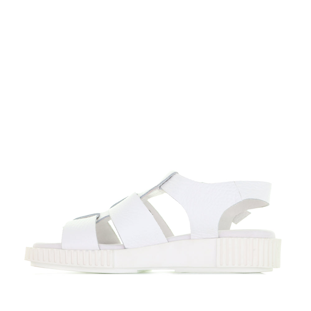 DJANGO & JULIETTE ITALA WHITE - Women Sandals - Collective Shoes 