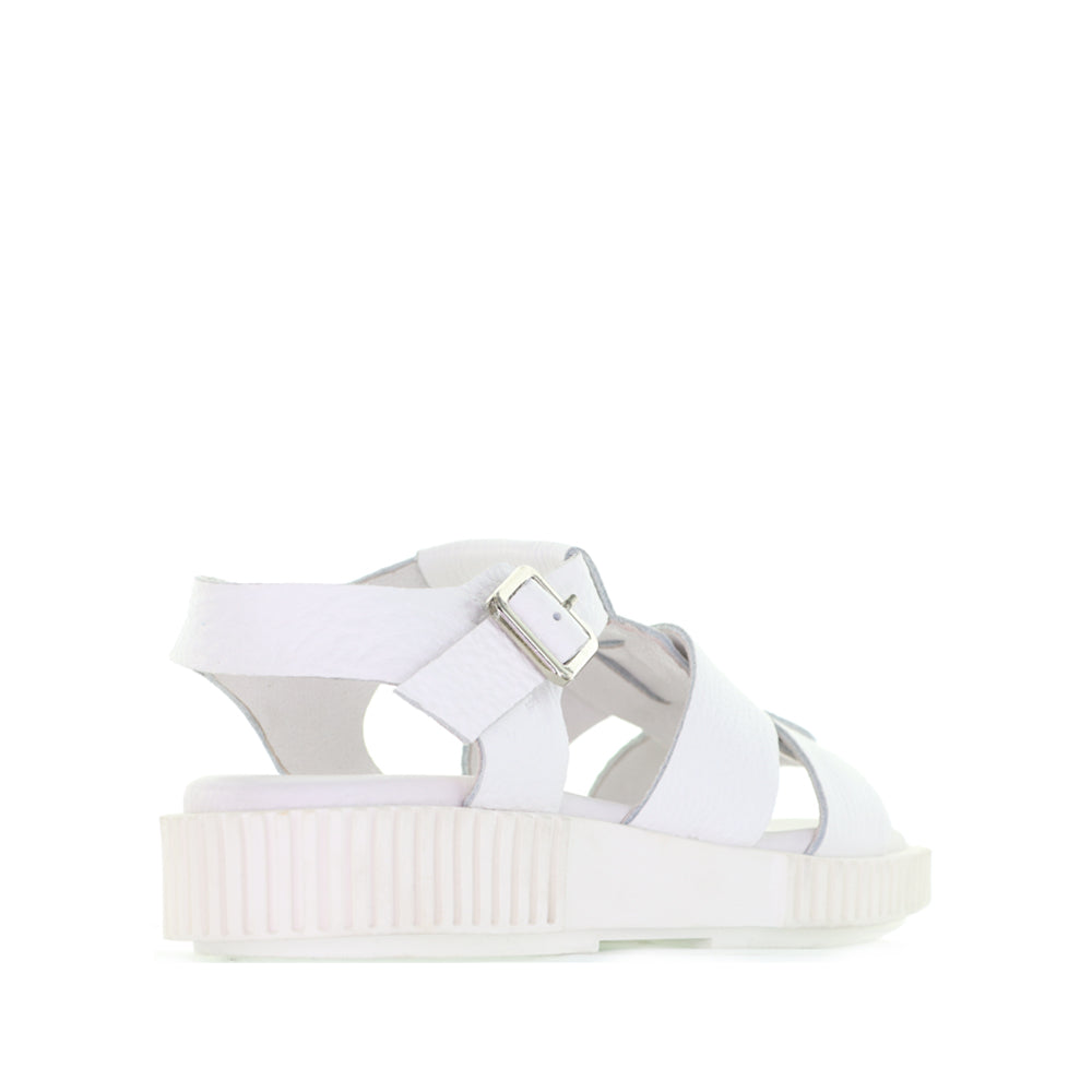 DJANGO & JULIETTE ITALA WHITE - Women Sandals - Collective Shoes 