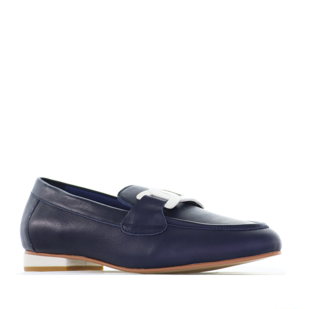 NAKED ARCHES JAP NAVY WHITE - Women Loafers - Collective Shoes 