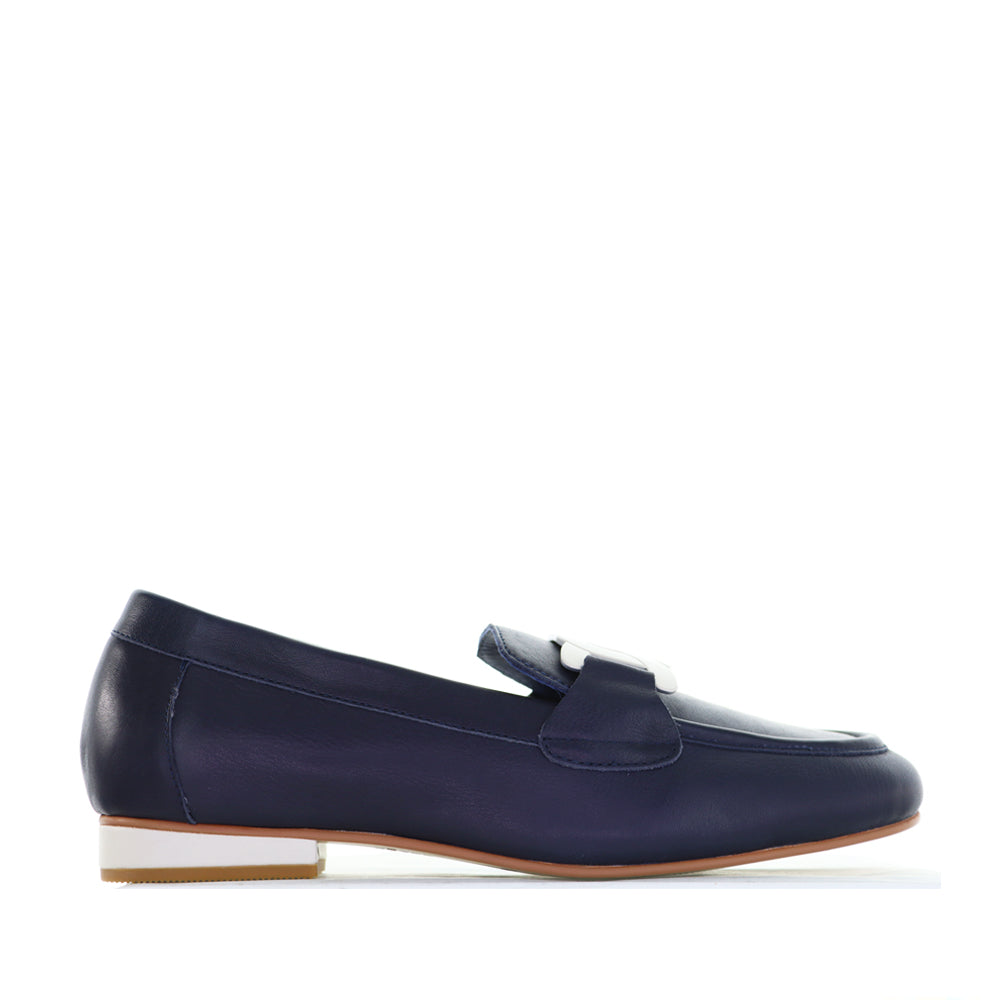 NAKED ARCHES JAP NAVY WHITE - Women Loafers - Collective Shoes 