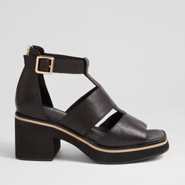 DJANGO & JULIETTE JASTY BLACK - Women Sandals - Collective Shoes 