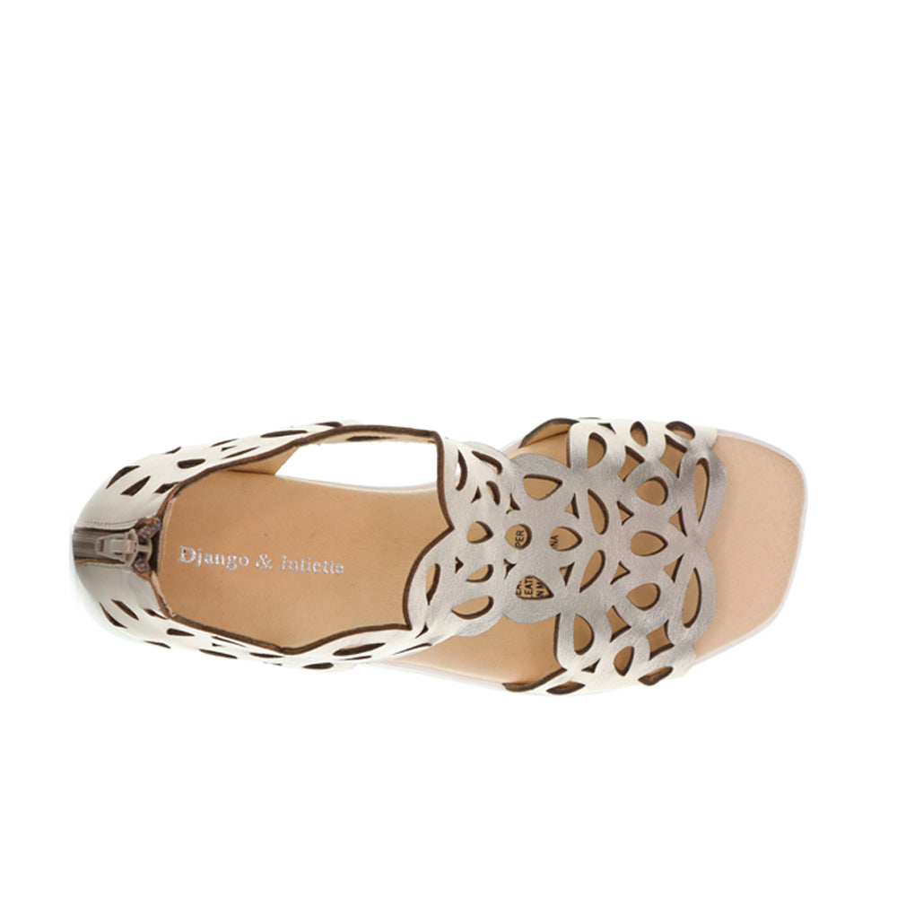 DJANGO & JULIETTE JELODYS PLATINO - Women Sandals - Collective Shoes 