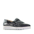 Load image into Gallery viewer, VALERIA GROSSI JERSEY BLACK - Women Loafers - Collective Shoes 
