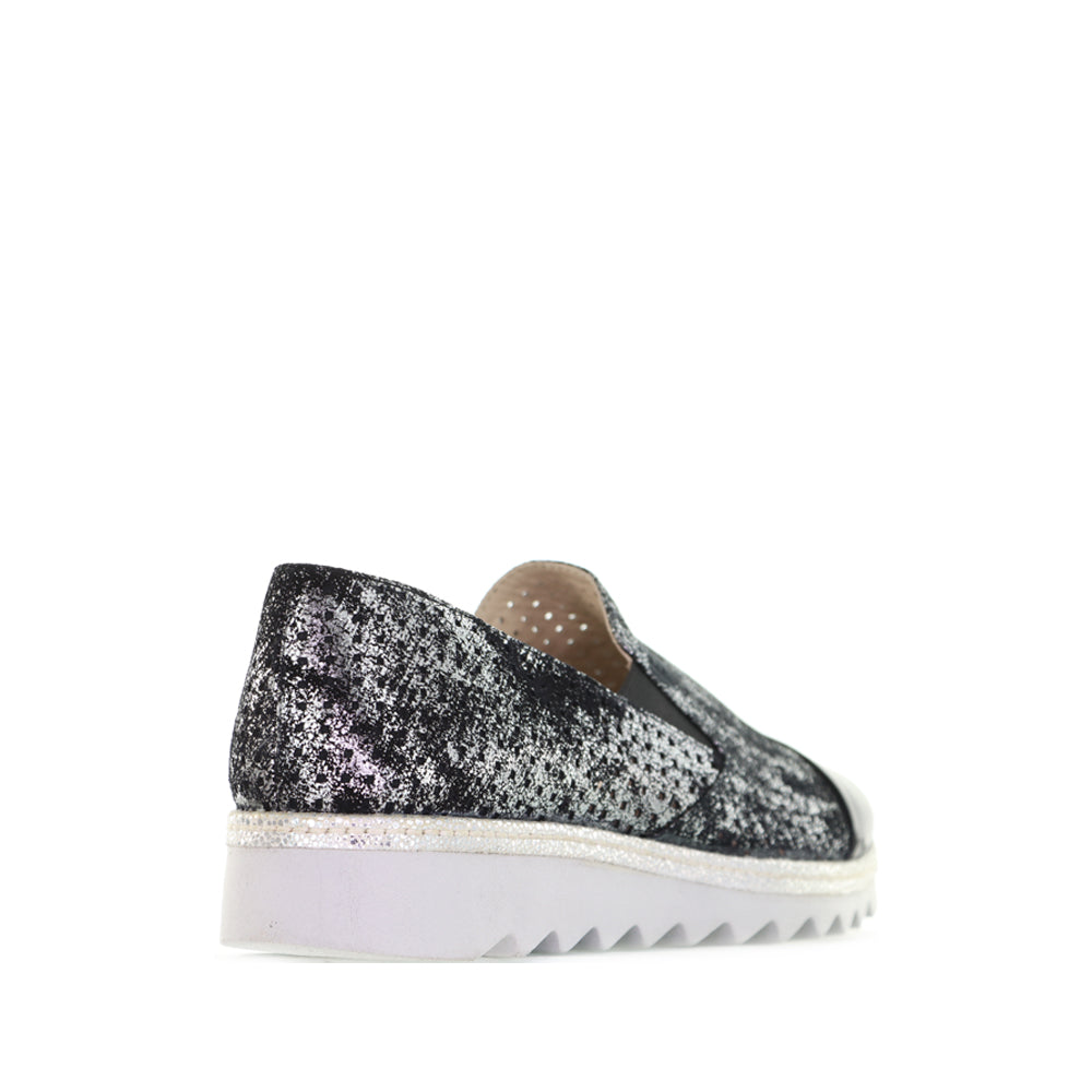 VALERIA GROSSI JERSEY BLACK - Women Loafers - Collective Shoes 