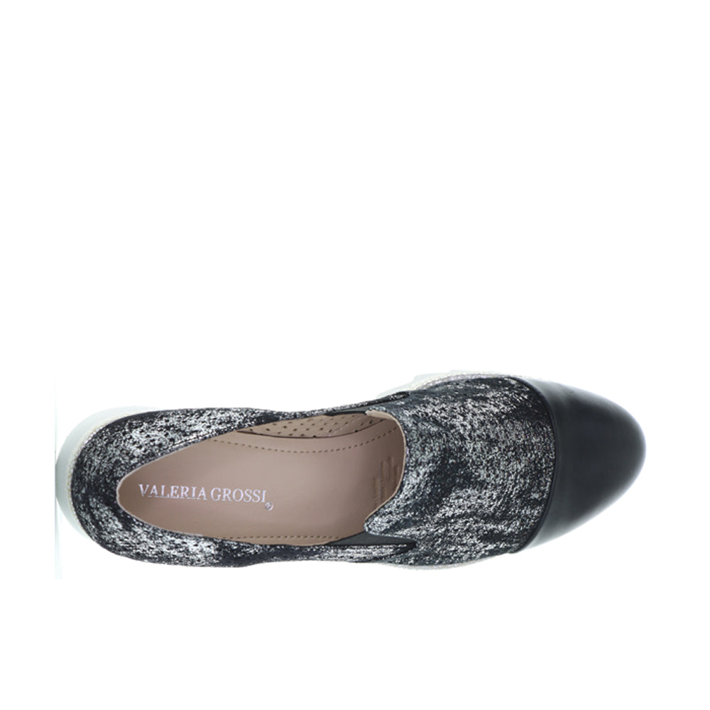 VALERIA GROSSI JERSEY BLACK - Women Loafers - Collective Shoes 
