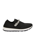 Load image into Gallery viewer, DJANGO & JULIETTE JOLO BLACK SILVER - Women Sneakers - Collective Shoes 
