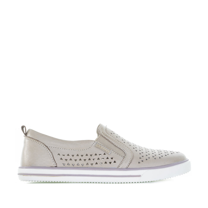 LE SANSA KAILA SILVER GREY - Women Slip On - Collective Shoes 