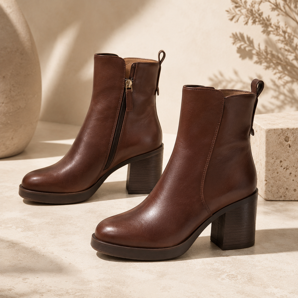 EOS KATT CHESTNUT - Women Boots - Collective Shoes 