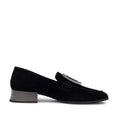 Load image into Gallery viewer, DJANGO & JULIETTE KEENLEY BLACK SUEDE - Women Loafers - Collective Shoes 
