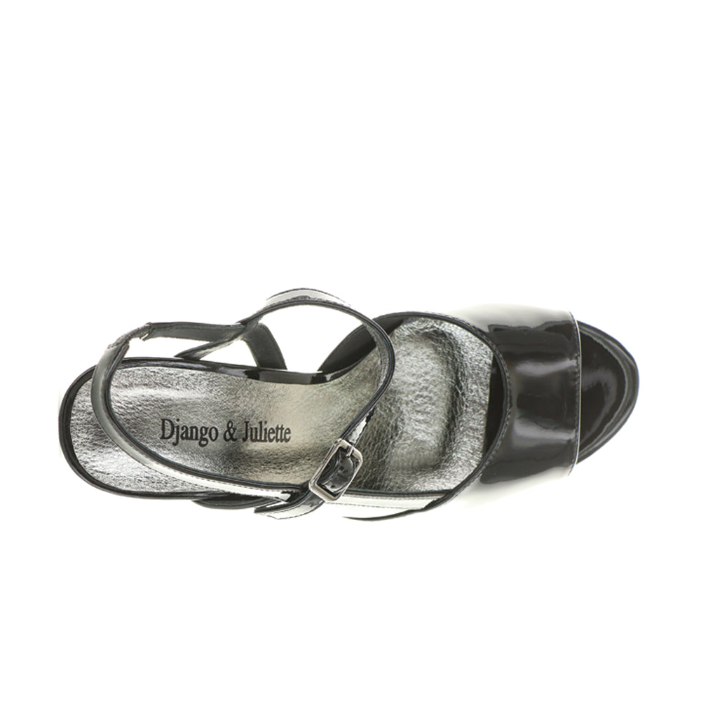 DJANGO & JULIETTE KORNEL BLACK PATENT