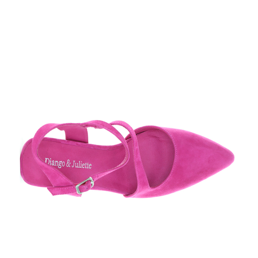 DJANGO & JULIETTE LAHTI FUCHSIA SUEDE - Women Heels - Collective Shoes 