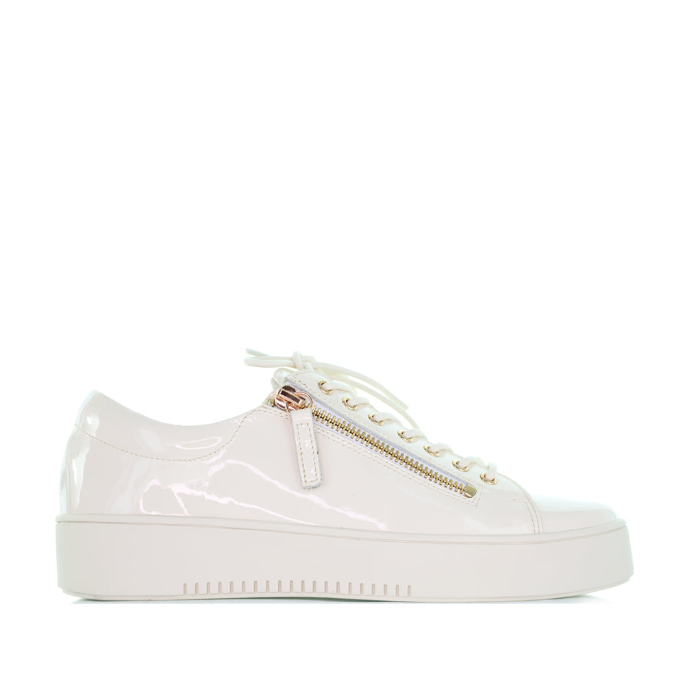 DJANGO & JULIETTE LAILA IVORY PATENT - Women Sneakers - Collective Shoes 