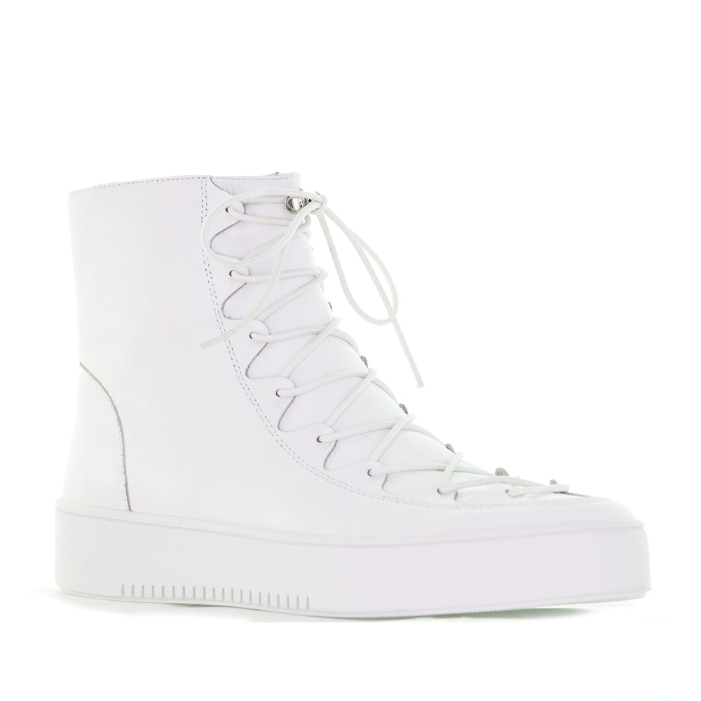 DJANGO & JULIETTE LAINEE WHITE - Women Boots - Collective Shoes 