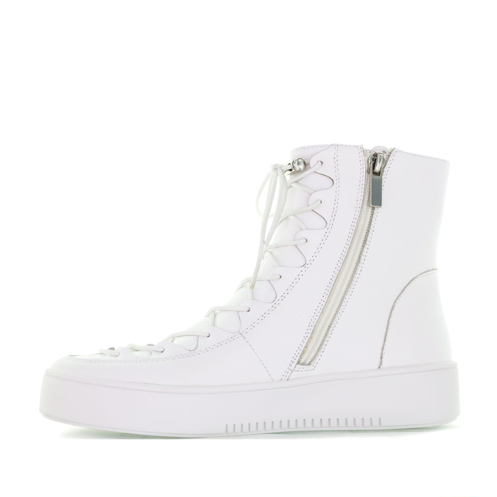 DJANGO & JULIETTE LAINEE WHITE - Women Boots - Collective Shoes 