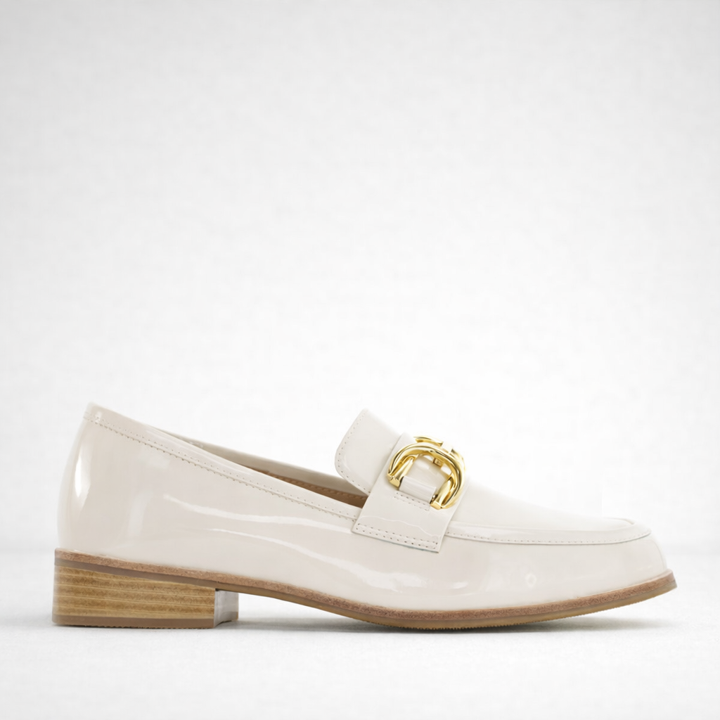 DJANGO & JULIETTE LANNCIS IVORY - Women Loafers - Collective Shoes 