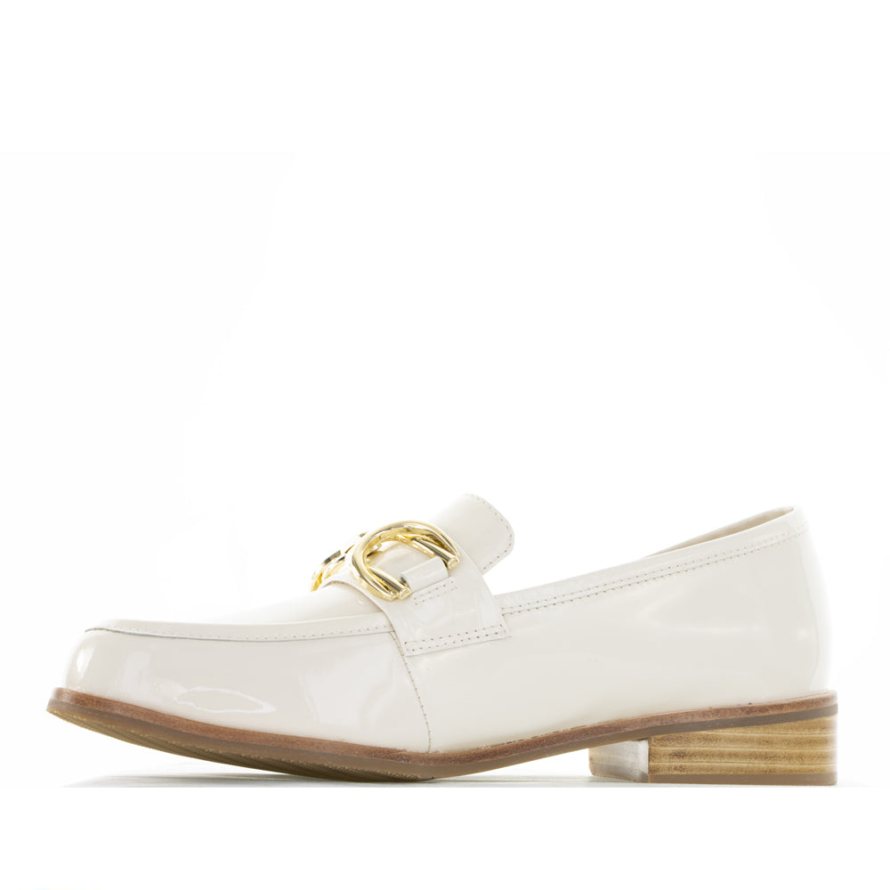 DJANGO & JULIETTE LANNCIS IVORY - Women Loafers - Collective Shoes 