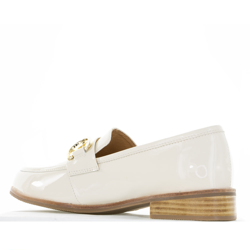 DJANGO & JULIETTE LANNCIS IVORY - Women Loafers - Collective Shoes 