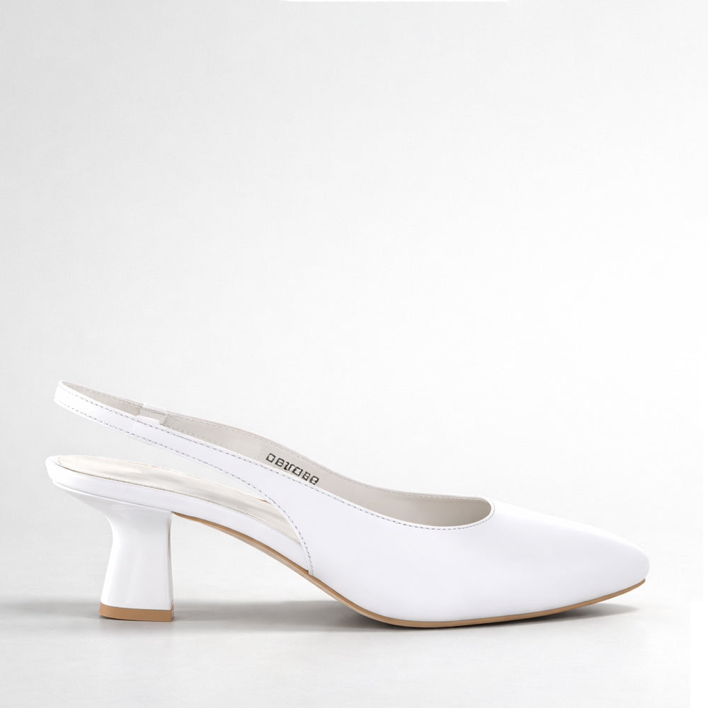 DJANGO & JULIETTE DOMINA WHITE - Women Heels - Collective Shoes 