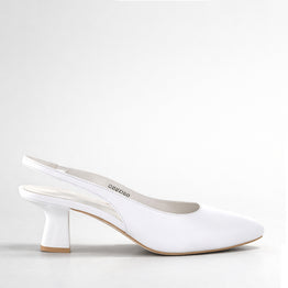 DJANGO & JULIETTE DOMINA WHITE - Women Heels - Collective Shoes 