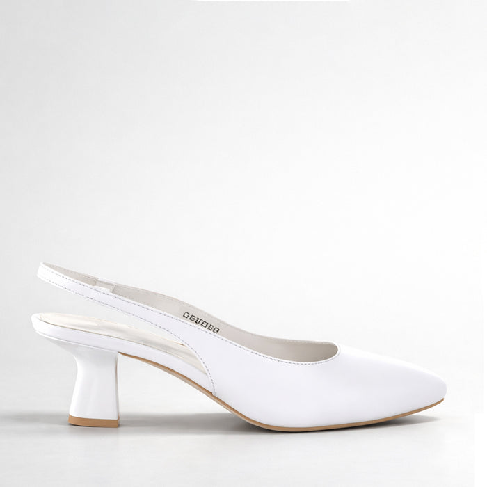 DJANGO & JULIETTE DOMINA WHITE - Women Heels - Collective Shoes 