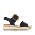 Load image into Gallery viewer, LE SANSA GUARD BLACK - Women Sandals - Collective Shoes 
