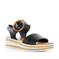 Load image into Gallery viewer, LE SANSA GUARD BLACK - Women Sandals - Collective Shoes 
