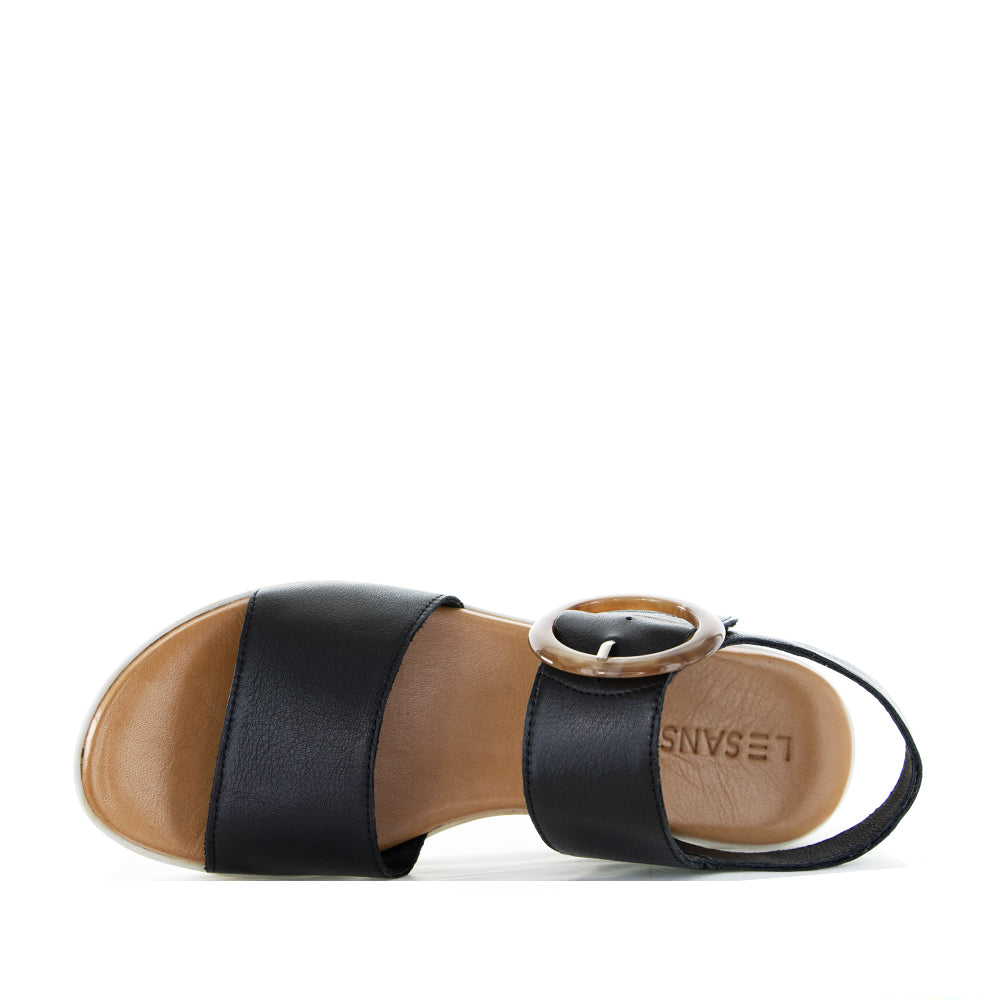 LE SANSA GUARD BLACK - Women Sandals - Collective Shoes 