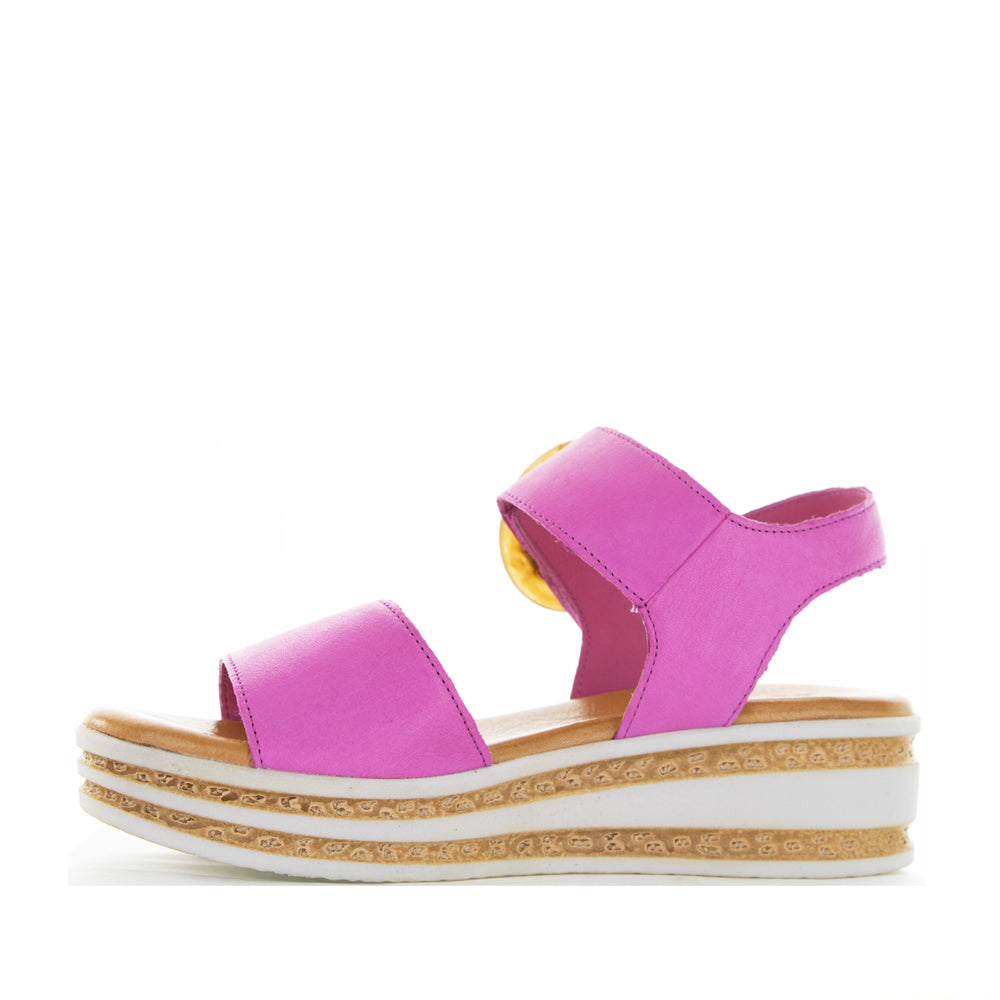 LE SANSA GUARD HOT PINK - Women Sandals - Collective Shoes 