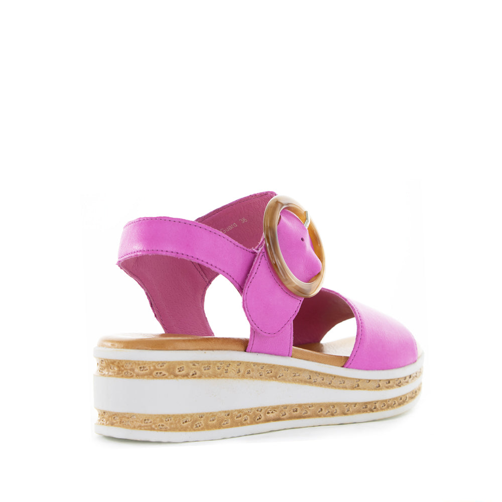 LE SANSA GUARD HOT PINK - Women Sandals - Collective Shoes 