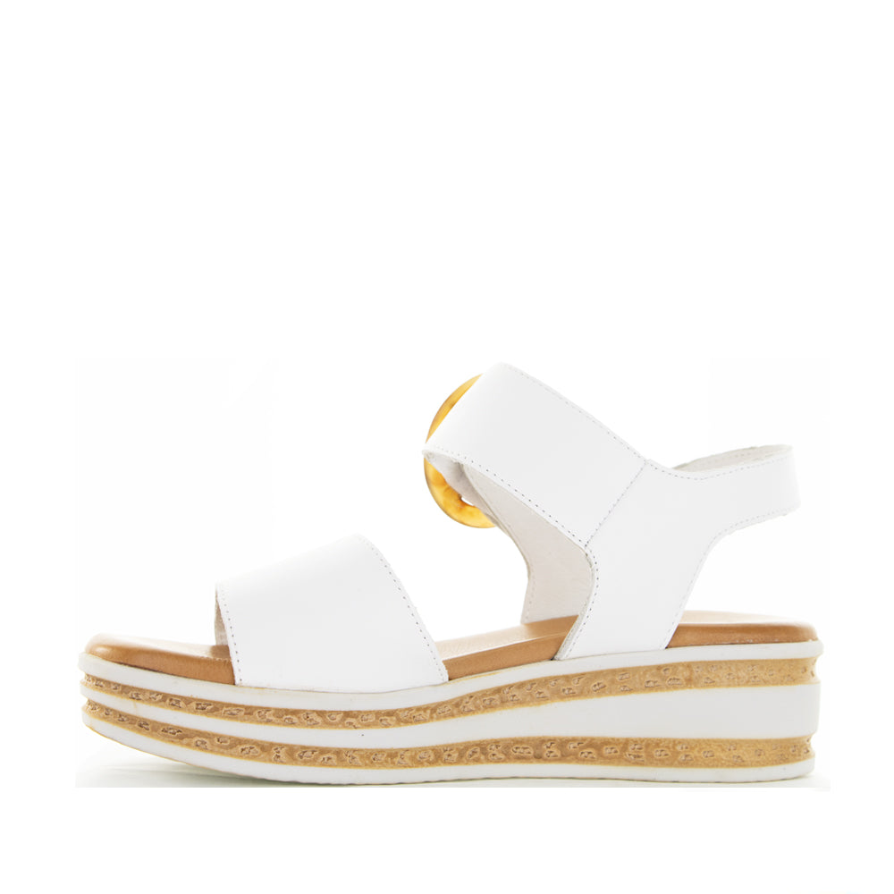 LE SANSA GUARD WHITE - Women Sandals - Collective Shoes 
