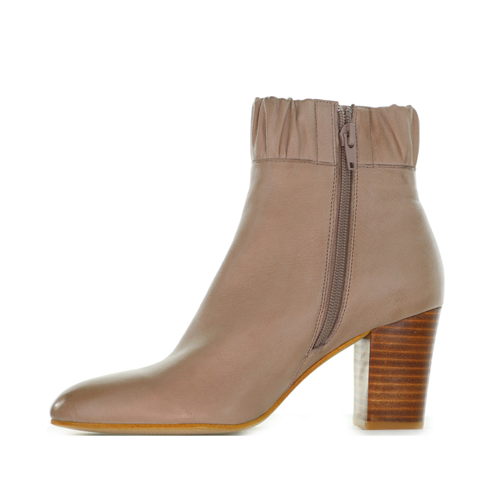 DJANGO & JULIETTE LENAY SMOKE LEATHER - Women Boots - Collective Shoes 
