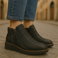Load image into Gallery viewer, LE SANSA RONNIE BLACK CHECK - Women Boots - Collective Shoes 
