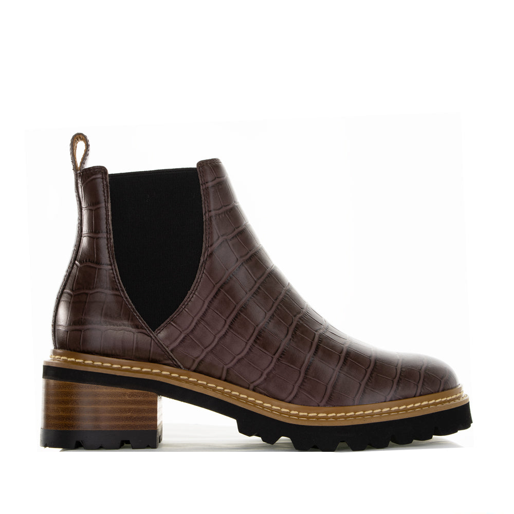 EOS LINDY CHESTNUT - Women Boots - Collective Shoes 