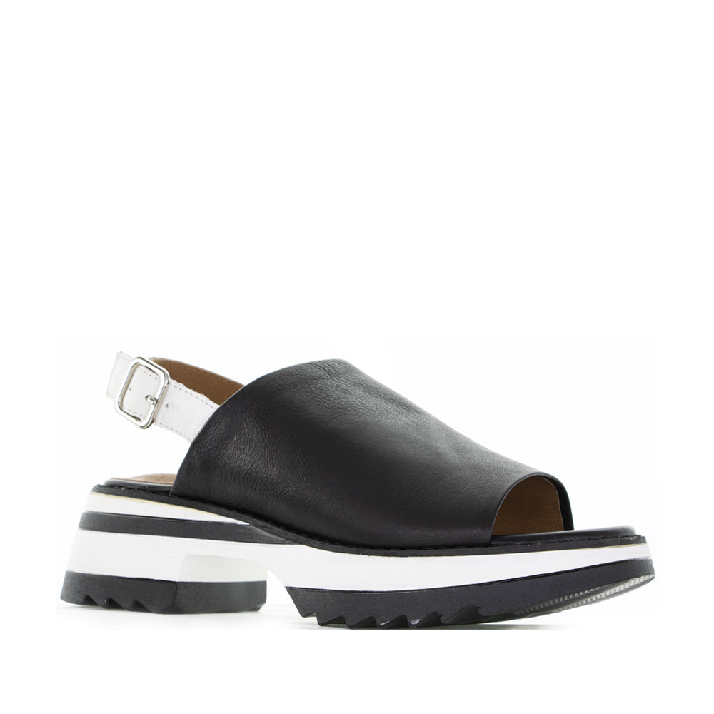 ALFIE & EVIE LOLLY BLACK - Women Sandals - Collective Shoes 