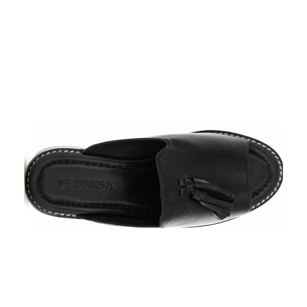 LE SANSA LUXE BLACK - Women Slip On - Collective Shoes 