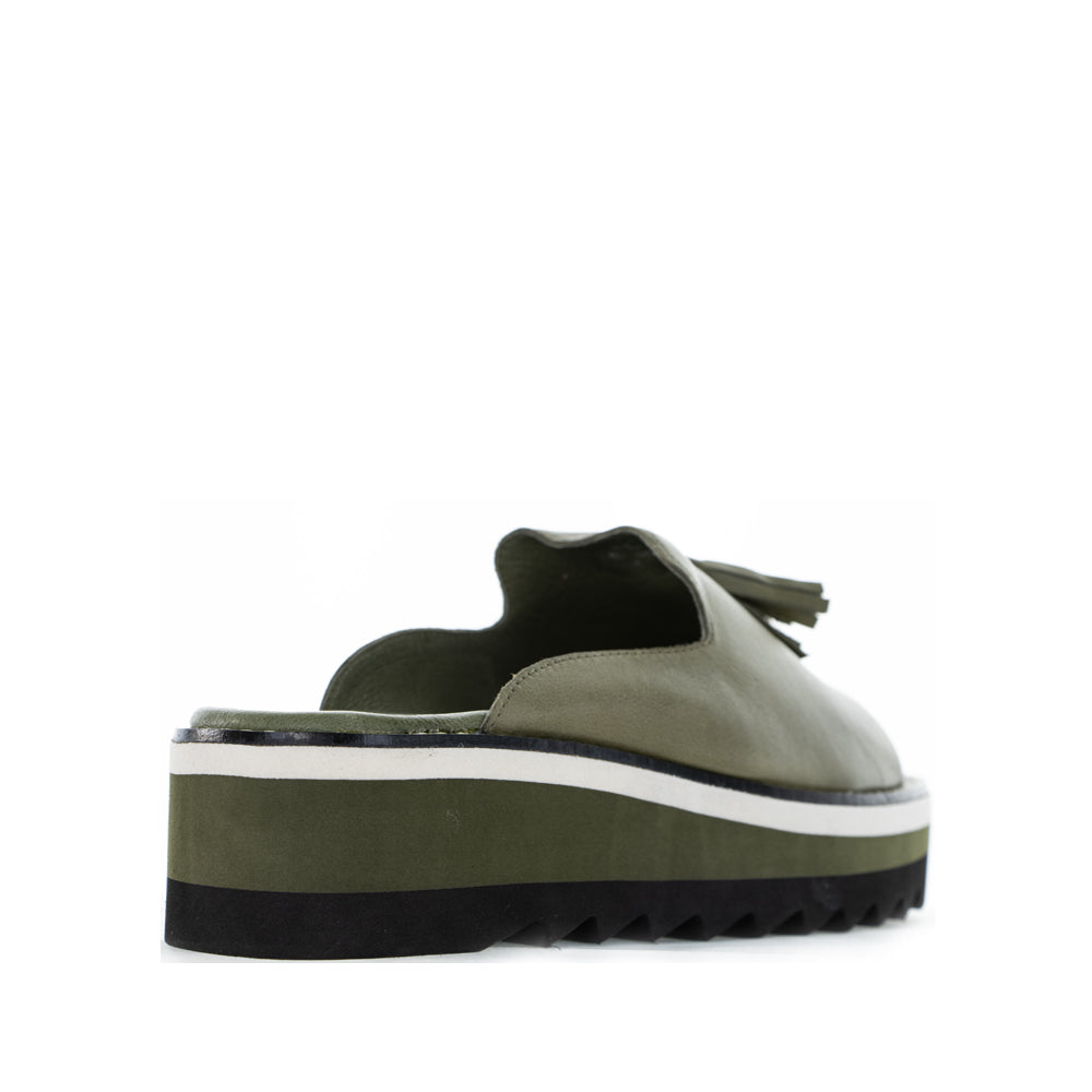 LE SANSA LUXE OLIVE - Women Slip On - Collective Shoes 