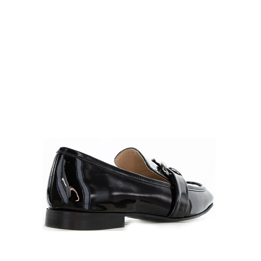 MILA RAINE MAJOR BLACK PATENT - Women Loafers - Collective Shoes 
