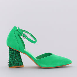 DJANGO & JULIETTE LATRELLA EMERALD - Women Heels - Collective Shoes 