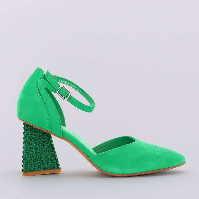 DJANGO & JULIETTE LATRELLA EMERALD - Women Heels - Collective Shoes 