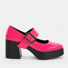 MINX MINNIE HOT PINK BLACK SOLE - Women Sandals - Collective Shoes 