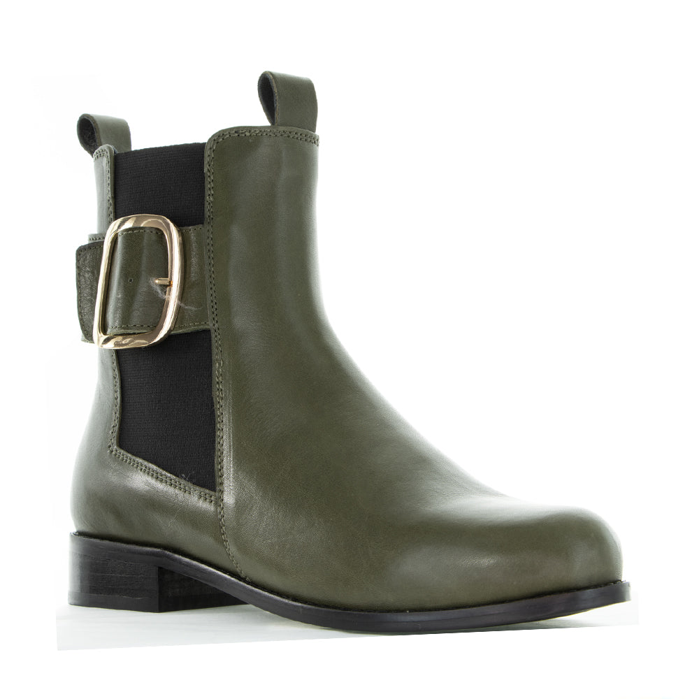 LESANSA MISTER OLIVE - Women Boots - Collective Shoes 
