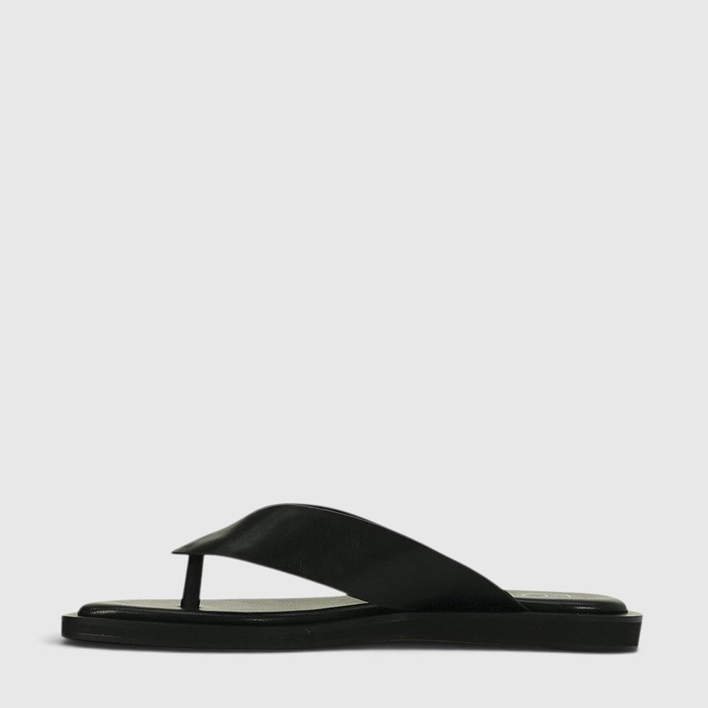 EOS MISH BLACK - Women Slides - Collective Shoes 