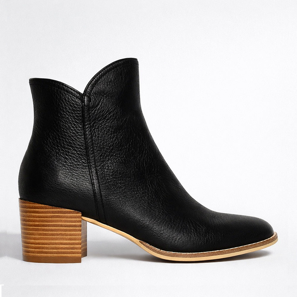 DJANGO & JULIETTE MOCKAS BLACK NATURAL - Women boots - Collective Shoes 