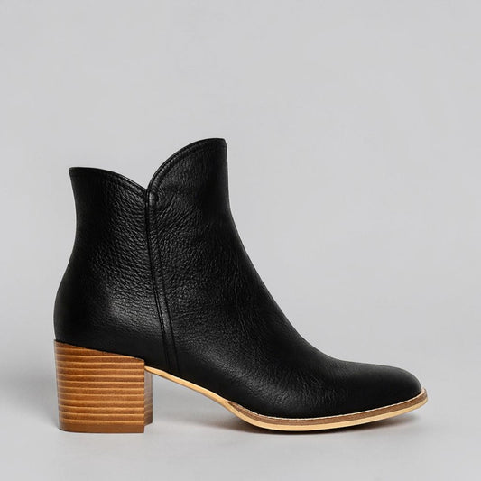 DJANGO & JULIETTE MOCKAS BLACK NATURAL - Women boots - Collective Shoes 