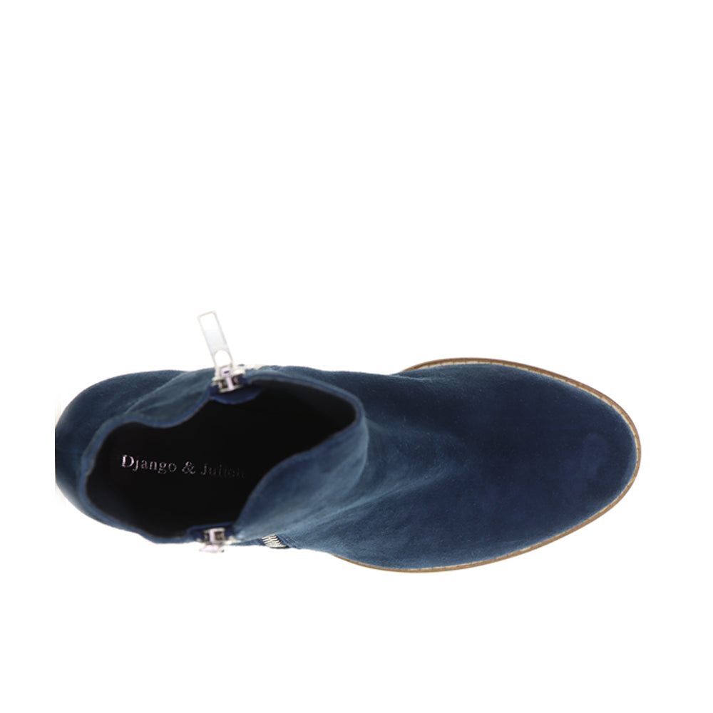 DJANGO & JULIETTE MOCKUP MARINE SUDE - Women Boots - Collective Shoes 