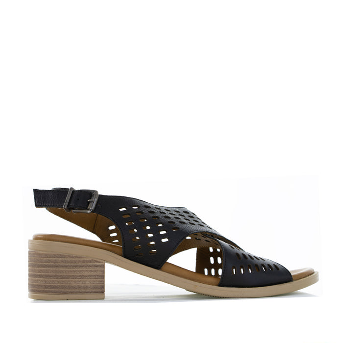 LE SANSA MOORE BLACK - Women Sandals - Collective Shoes 